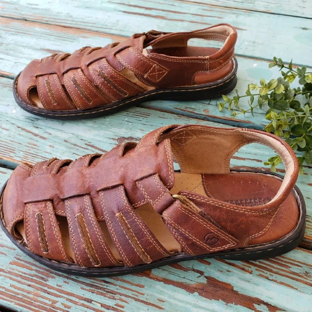 Magellan Leather Men's Sandals